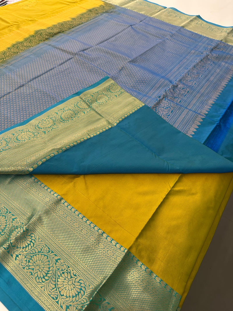 Semi Kanchi Silk Saree-J30