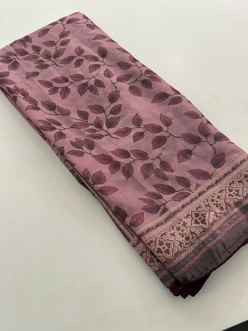 Brosso Fancy Leaf Printed-J18