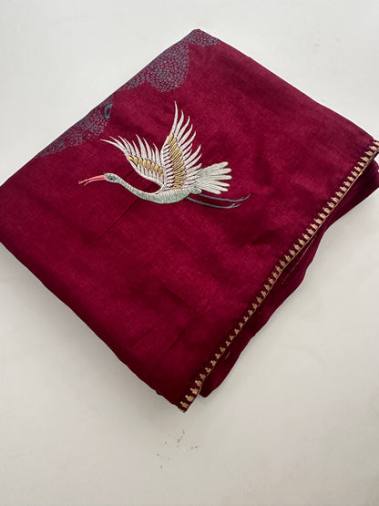 Premium Tussar weaving Buttas-M4