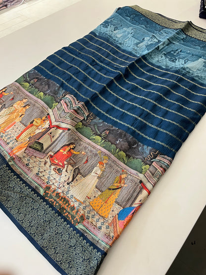 Crush Tussar  Designer