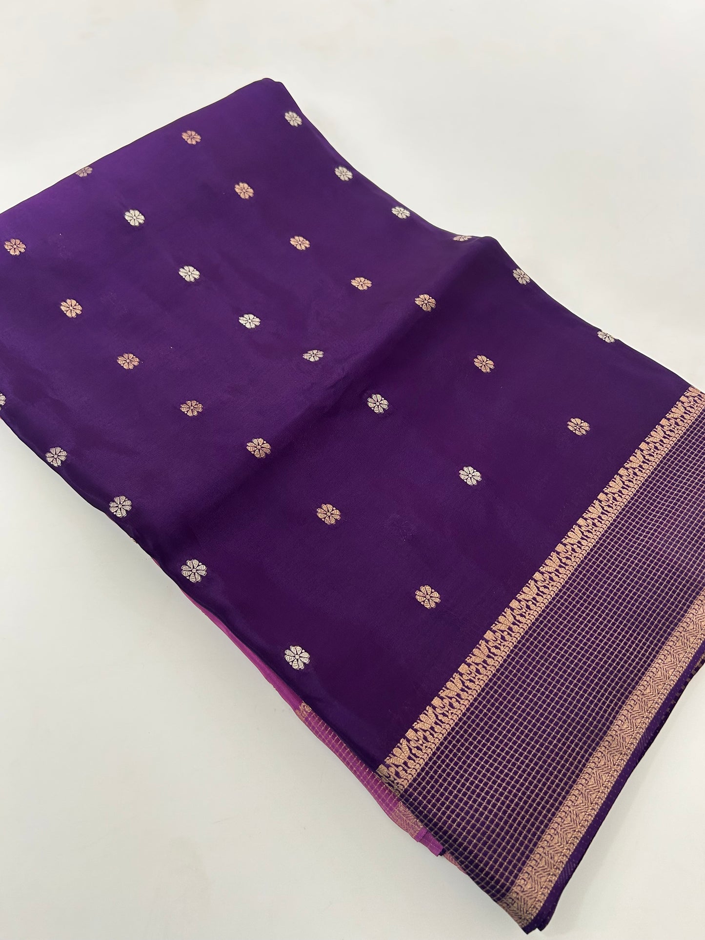 Banarsi Viscose Faded Saree-M18