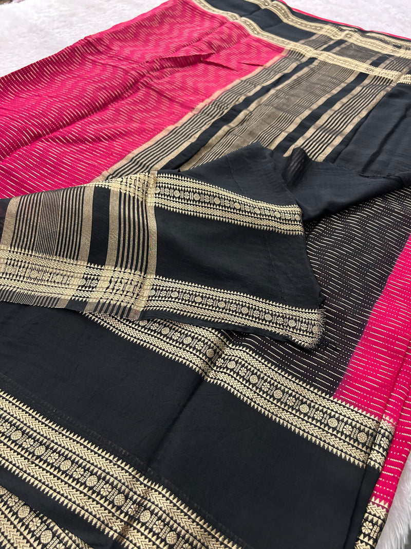 Assam Silk Fancy Saree-(JU2)