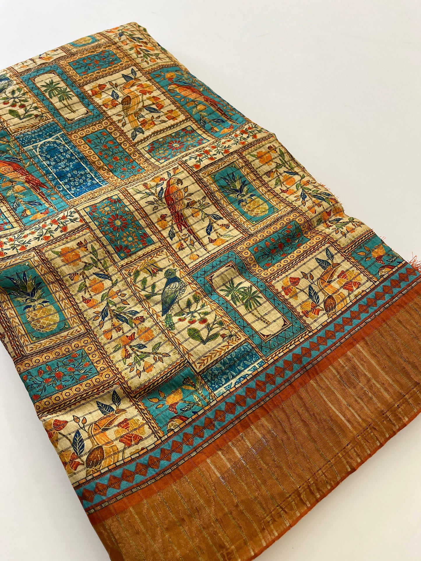 Crush Tussar Printed