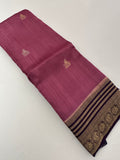 Cut Dana Work Border Chinnon Saree -AU6