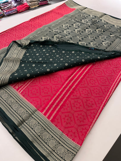 Crepe Fancy Saree