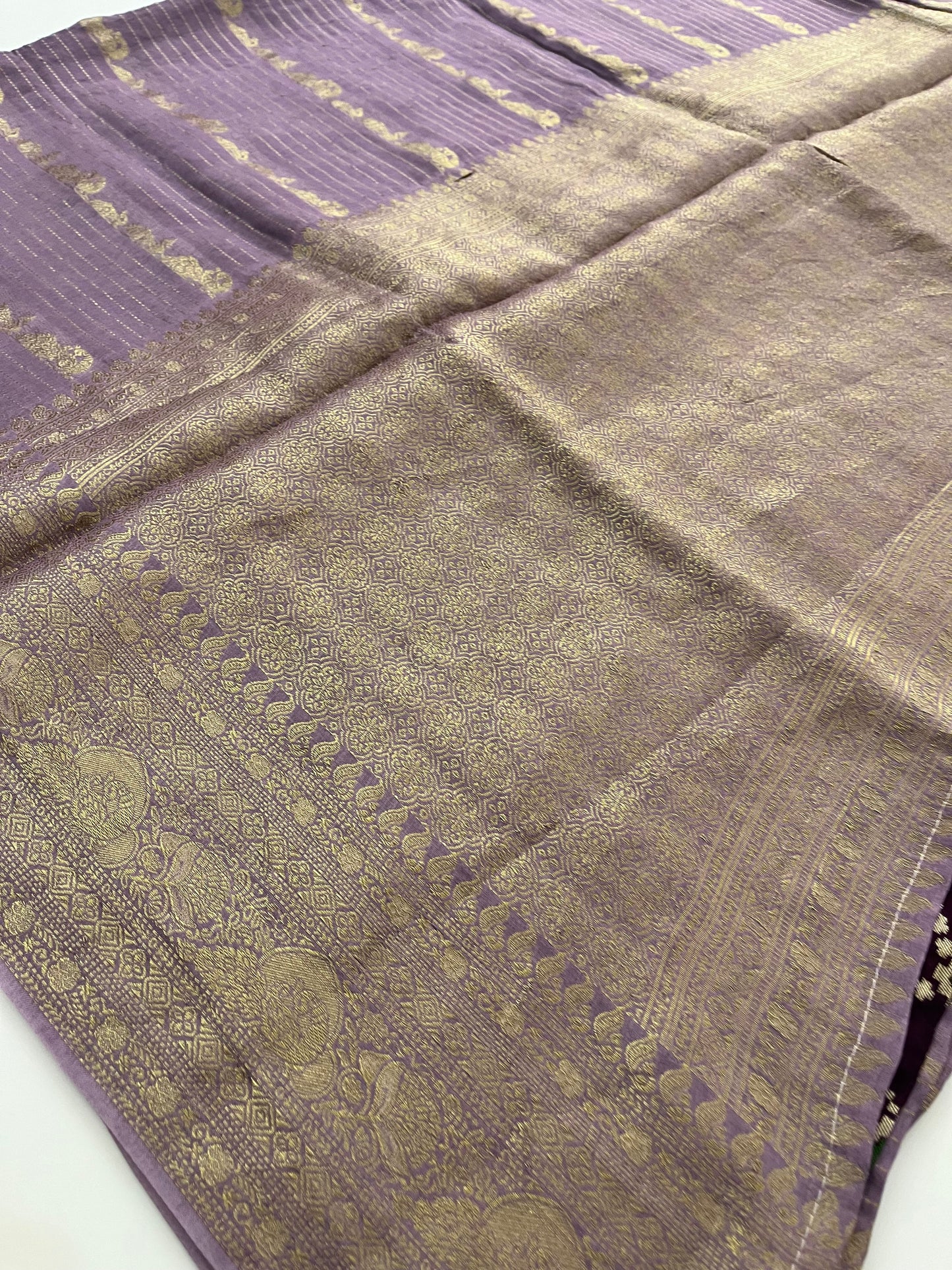 69 Banarasi Elephant Stripes Fancy Sarees