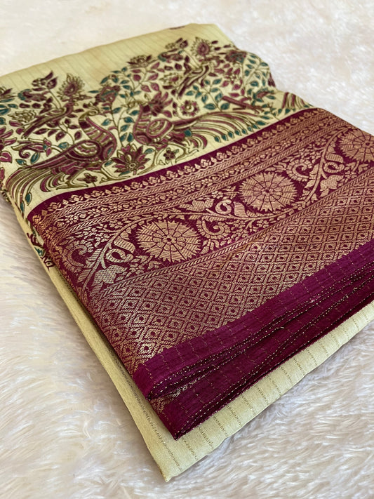 Tussar fancy-109