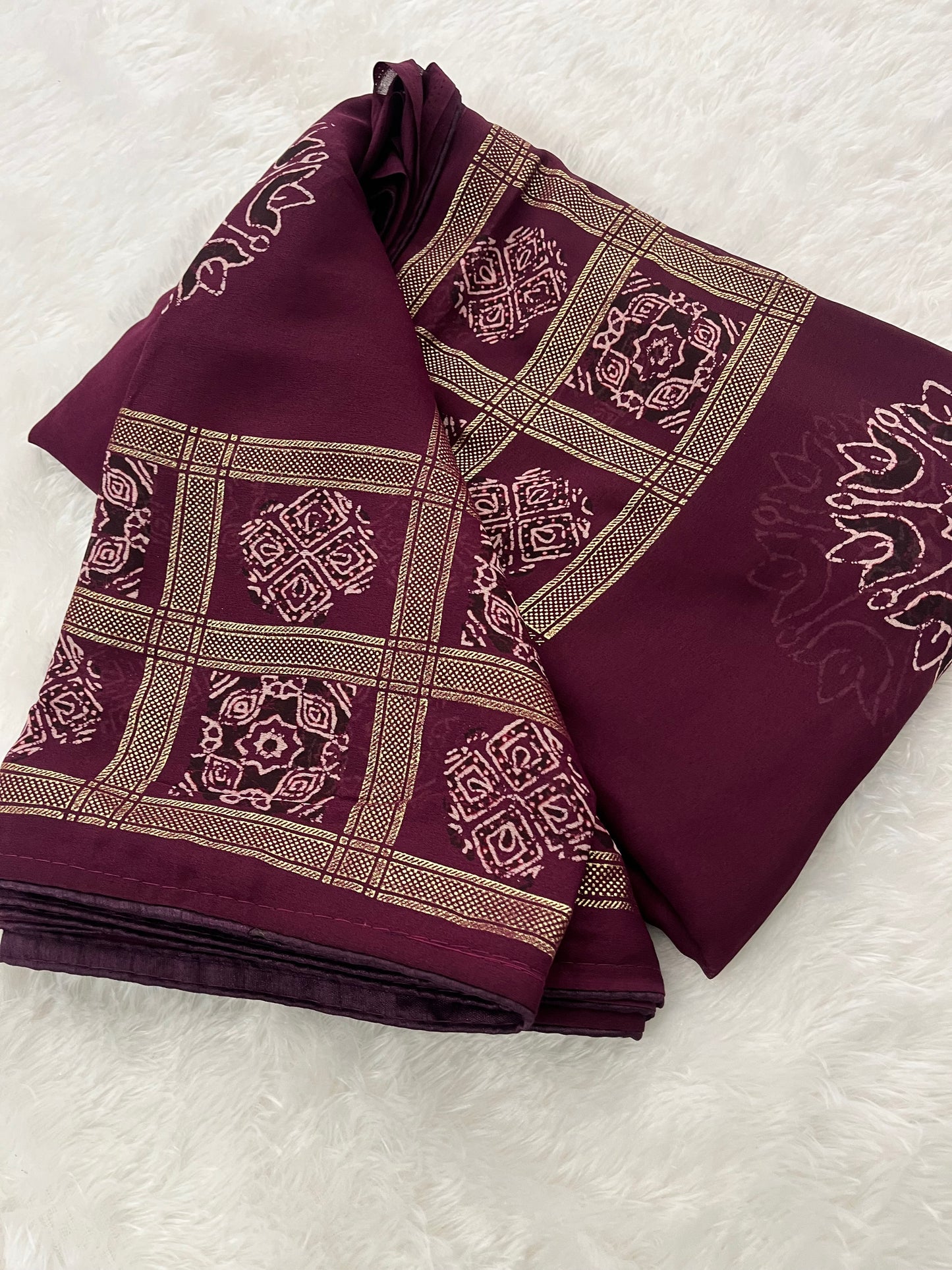 Bandhini Crape Chiffon