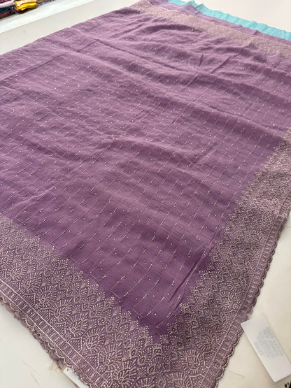 Fancy Designer work saree- M26