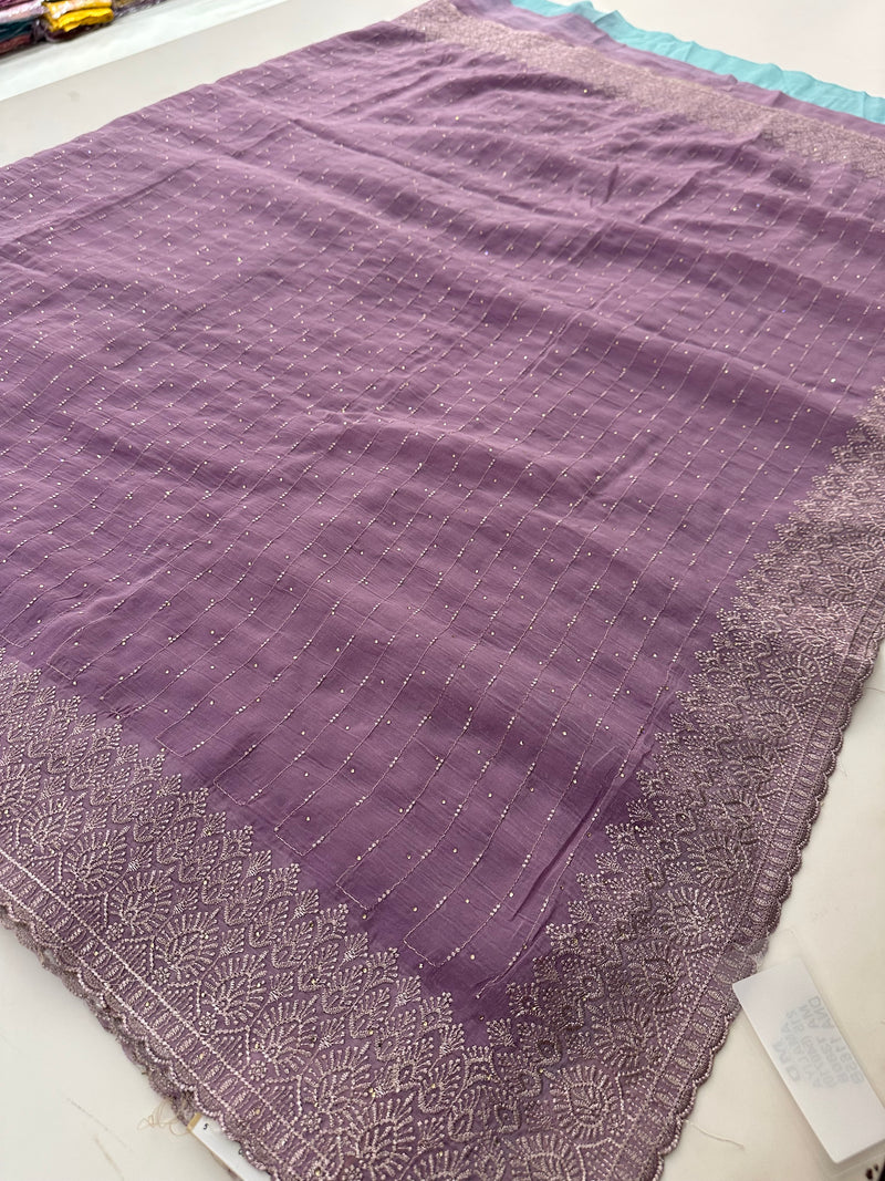 Fancy Designer work saree- M26