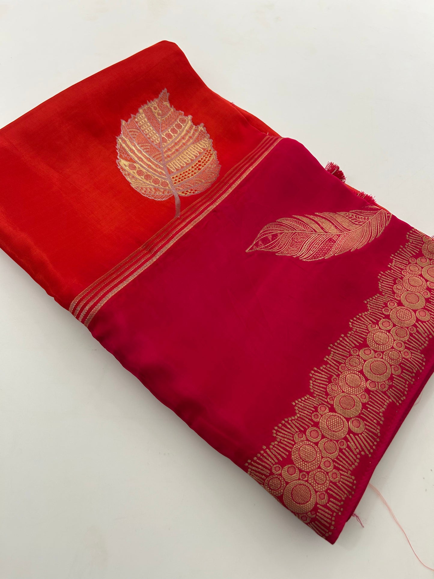 Designer Chinnon Faded Saree-M17