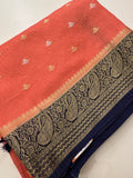 Viscose Banarasi saree-M27