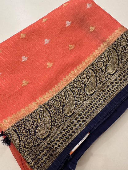 Viscose Banarasi saree-M27