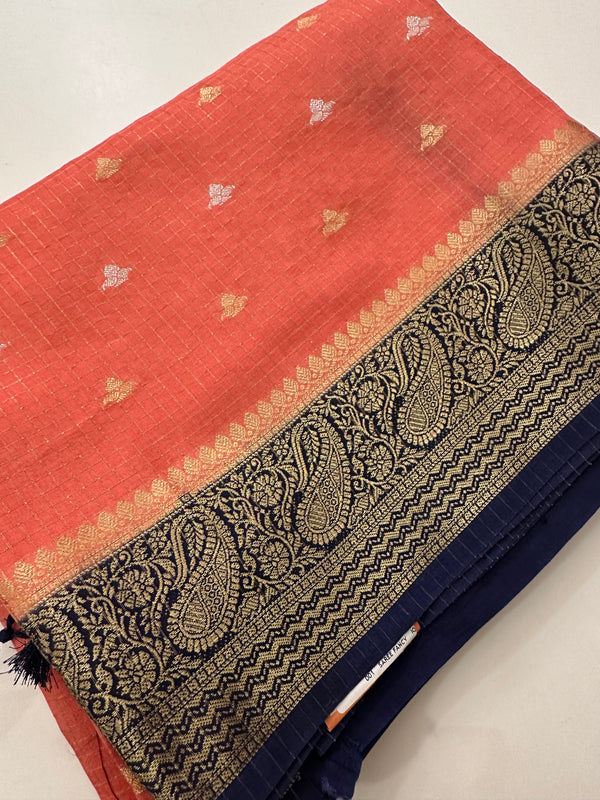 Viscose Banarasi saree-M27