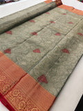 Kanchi Tissue Semi Silk Fancy-J27