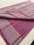 Tussar silver butties -AU3