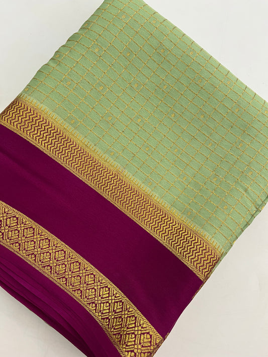 Pure Crepe Mysore Silk120 GSM