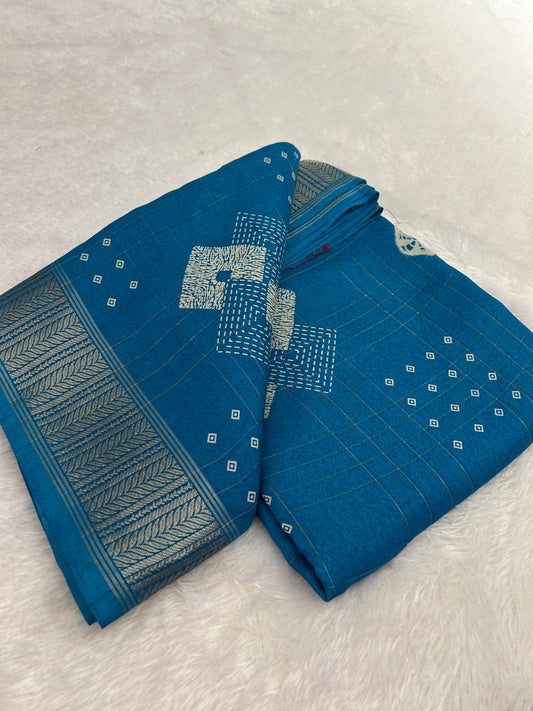 Tussar Chiffon