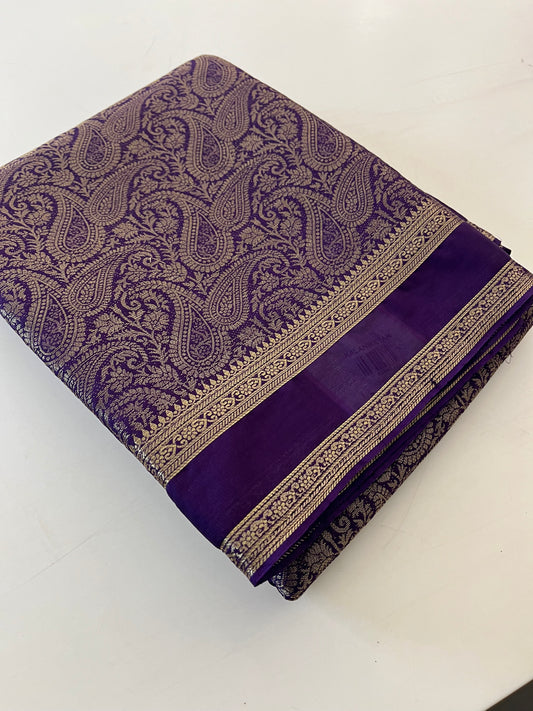 Banarasi brocade soft silk