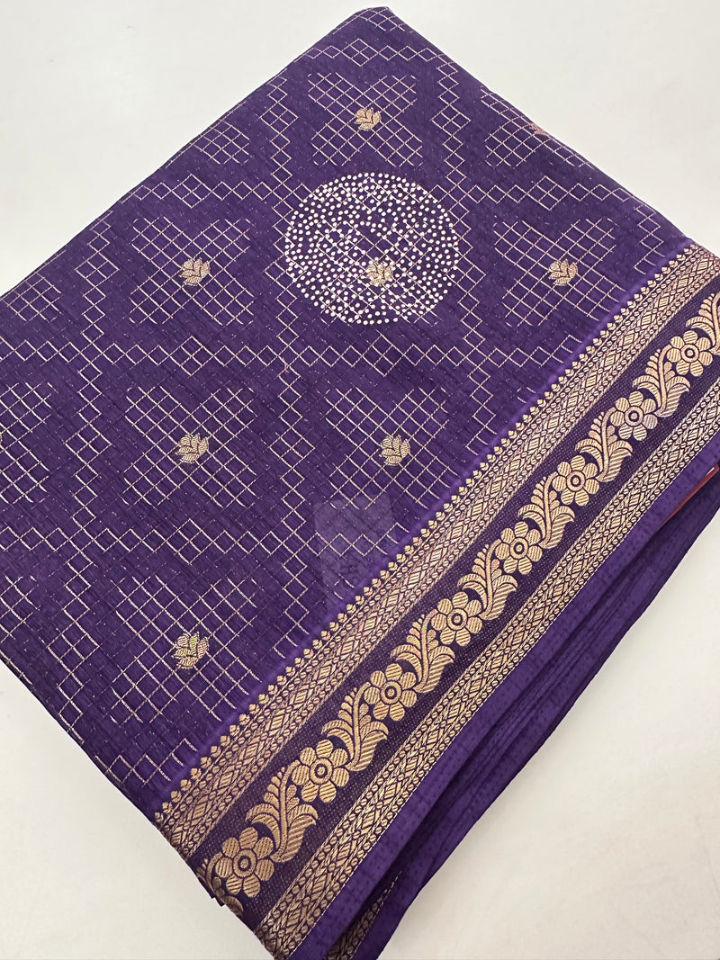Tussar Fancy Saree -J22
