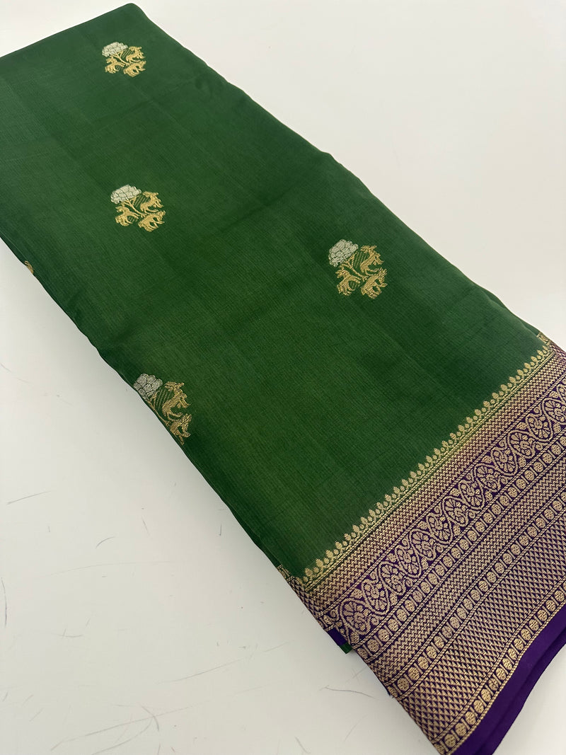 Premium Tussar Fancy Saree -AU6