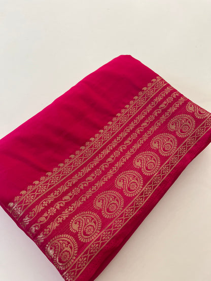Crape Fancy Saree