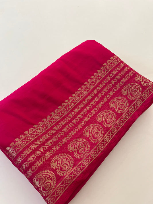 Crape Fancy Saree