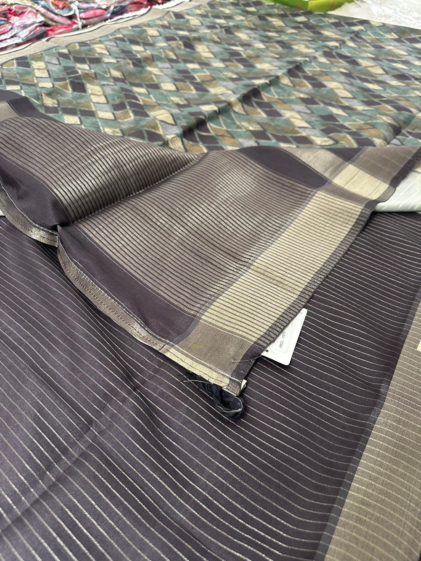 Printed Tussar Silk-M14