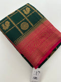 New collection in South Cotton Silk sarees for Varmahalaxmi with contrast matching blouse piece🌹-AU3