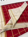 Pure Crape Mysore Silk Saree 120GSM -JU27