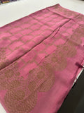 Jute Tussar Designer Sarees beautiful colour combinations🌹-AU9