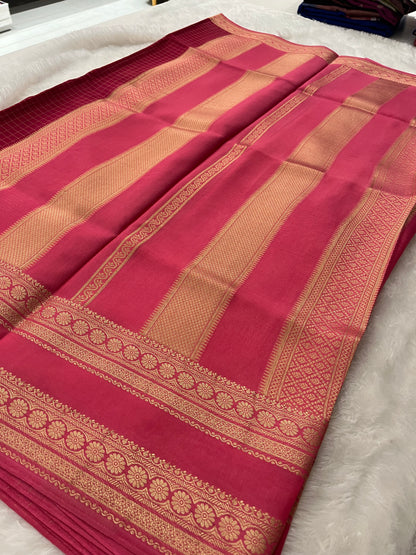 Banarasi Crape Viscose-uF13