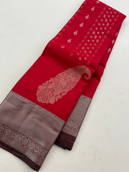 Semi Kanchi  Silk Saree