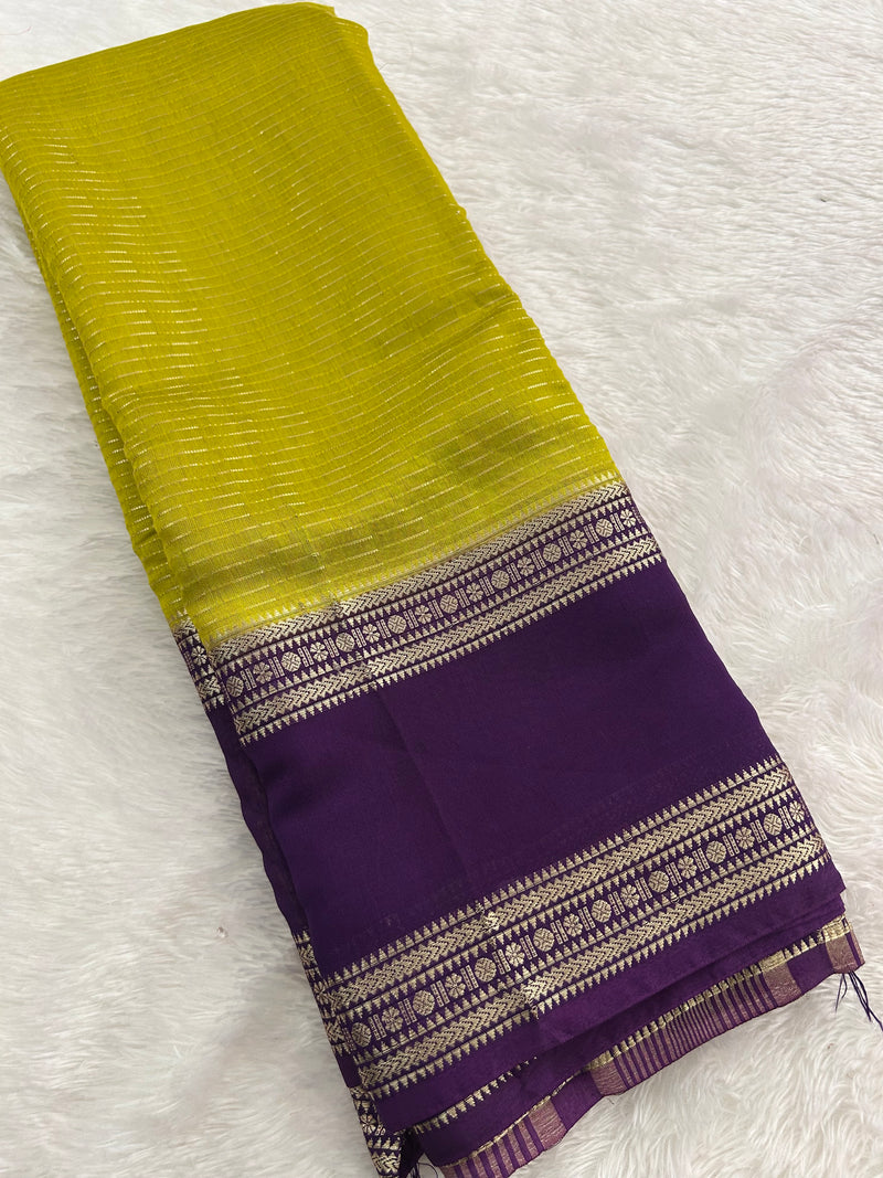 Assam Silk Fancy Saree-(JU2)