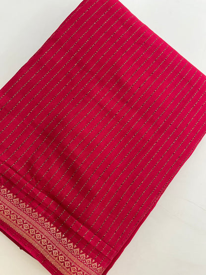 Tussar Zari Lines