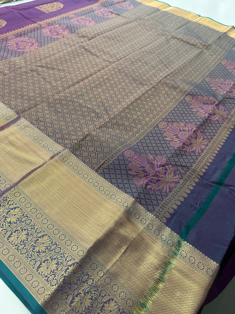 Semi Kanchi Silk Saree-J27