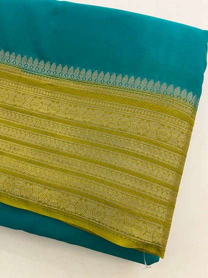 89 PREMIUM SEMI CRAPE MYSORE SILK SAREES