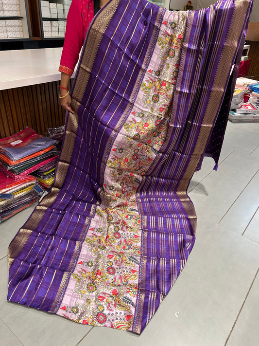 Kalamkari Crape Printed