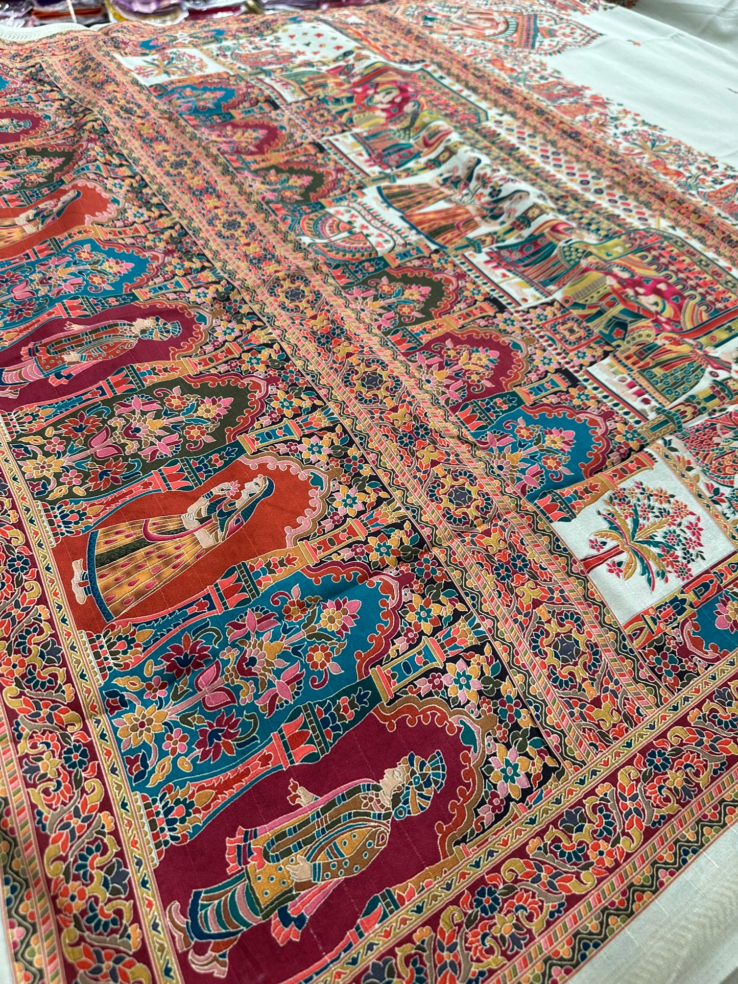 Kalamkari Tussar Fancy-M10