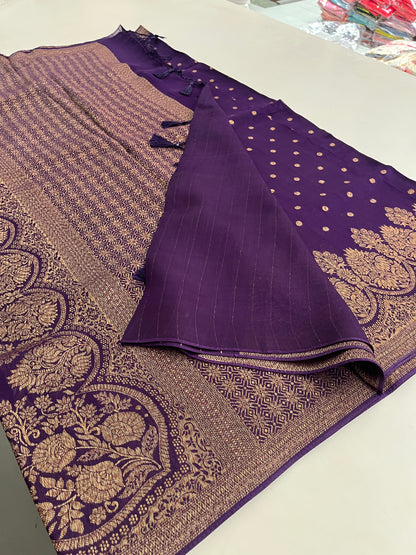 Designer jute silk