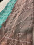 Work Organza Saree-JU12