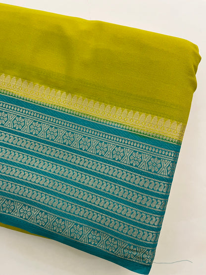 89 PREMIUM SEMI CRAPE MYSORE SILK SAREES