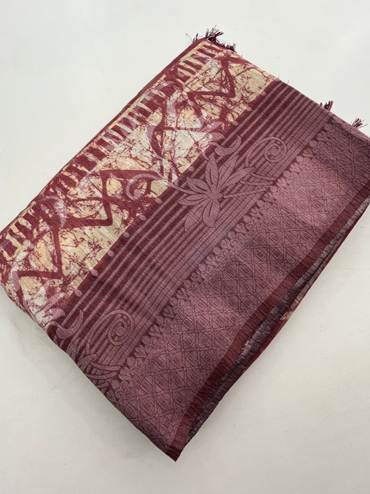 Printed Tussar Fancy