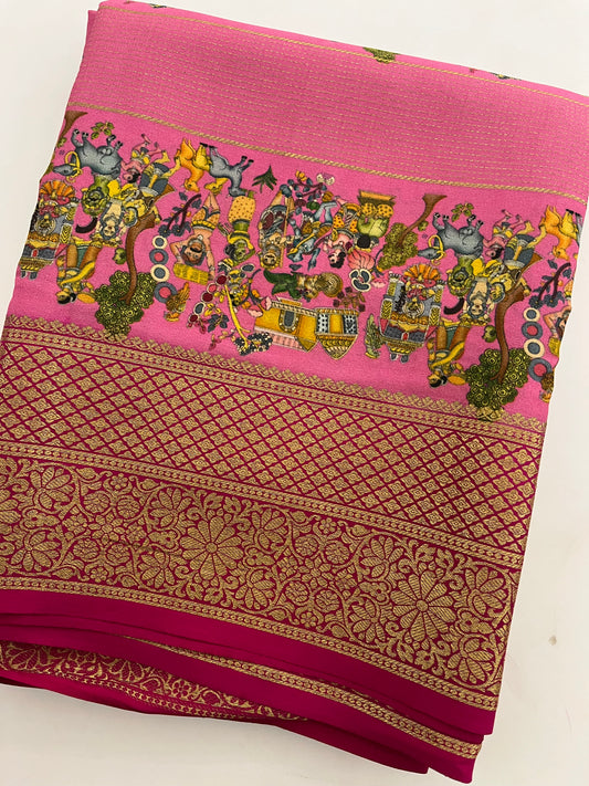 279 PURE MYSORE CRAPE SILK 120 GSM