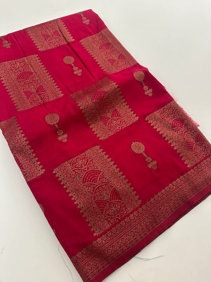 Kalamkari Tussar Printed-M26