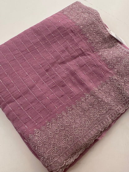 Fancy Designer work saree- M26