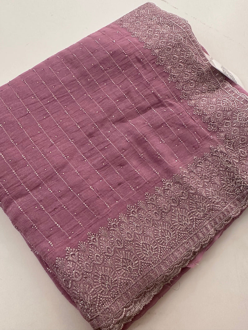 Fancy Designer work saree- M26