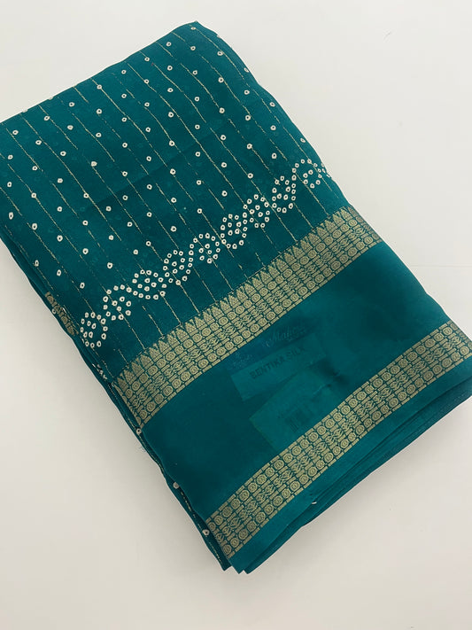 Tussar Silk Print