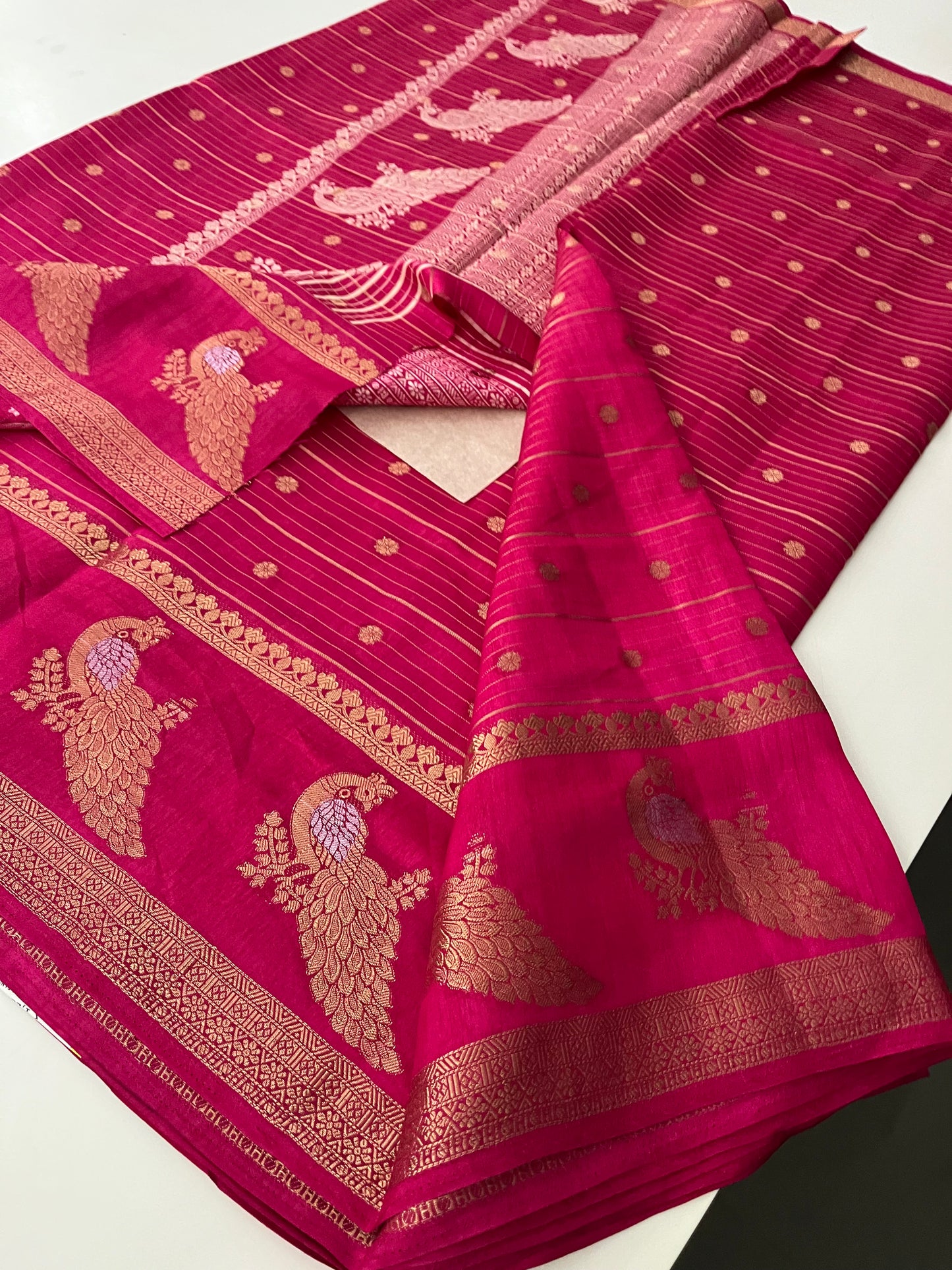 Tussar Chiffon Saree
