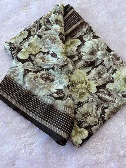 Printed chiffon